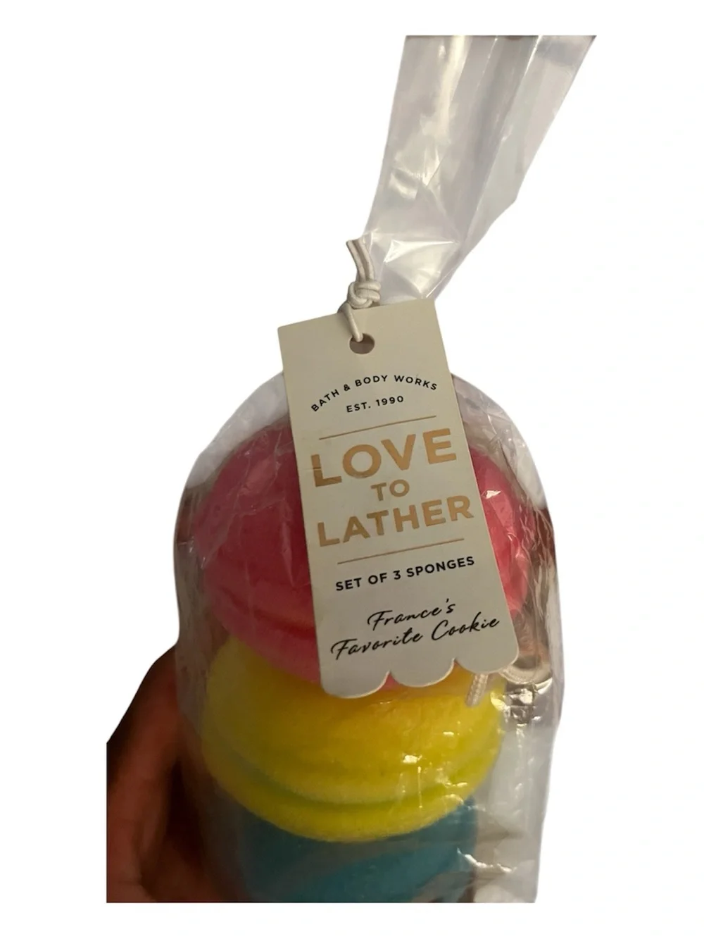 NWT Bath & body works set of 3 macaron sponges